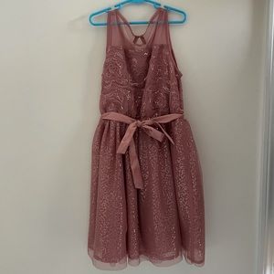 Justice Pink Dress with Sparkles